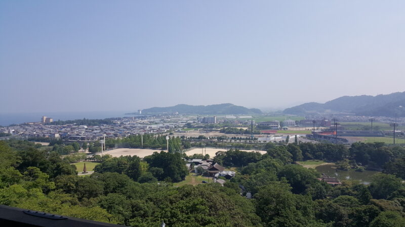 彦根城・天守閣からの眺め１