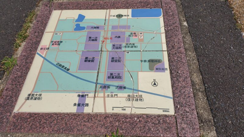 平城宮跡・地図