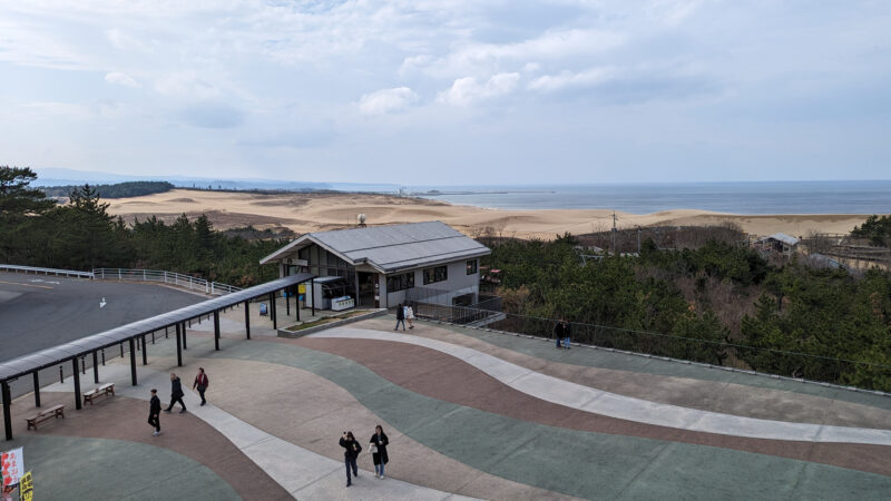 砂丘センターから見た鳥取砂丘・景色２