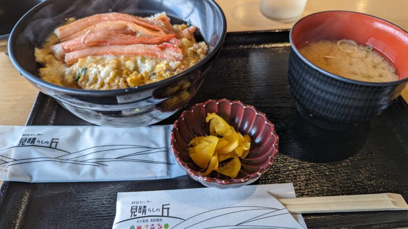 砂丘センター・カニ玉丼