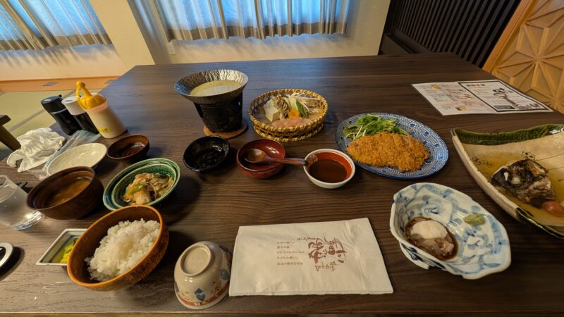 季の郷 鍋田川・夕食２