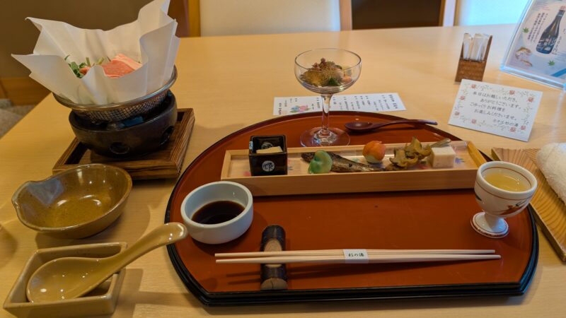 ホテル杉の湯・夕食1