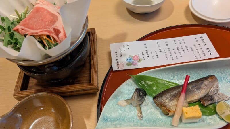 ホテル杉の湯・夕食4