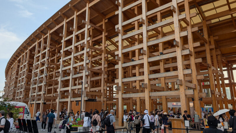 大阪関西万博250716f 大屋根リング