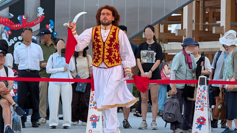 大阪関西万博250716・パキスタンの剣技1