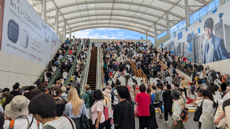 大阪メトロ・夢洲駅250924