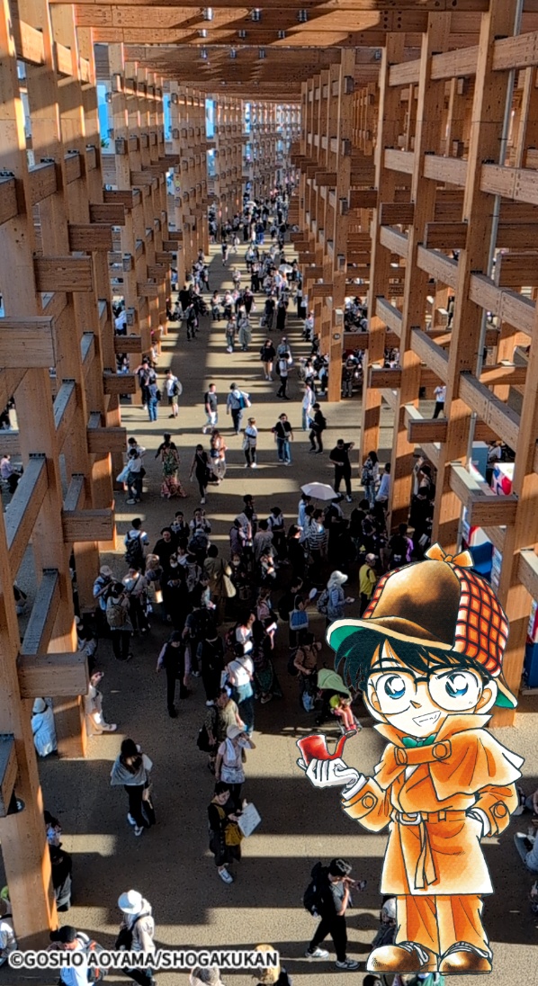 3大阪関西万博・関西パビリオン21
鳥取ブースのオマケ「名探偵コナン」