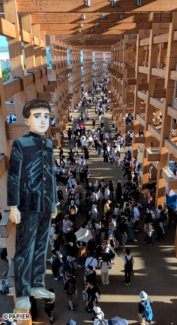 3大阪関西万博・関西パビリオン24
鳥取ブースのオマケ「遥かな町へ」