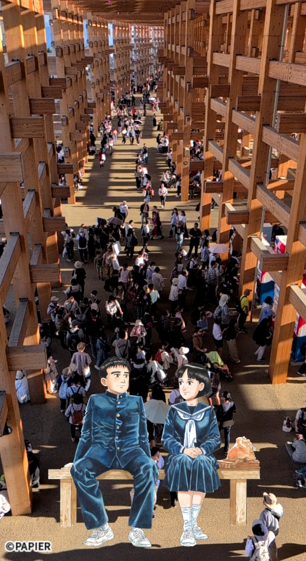 3大阪関西万博・関西パビリオン25
鳥取ブースのオマケ「遥かな町へ」