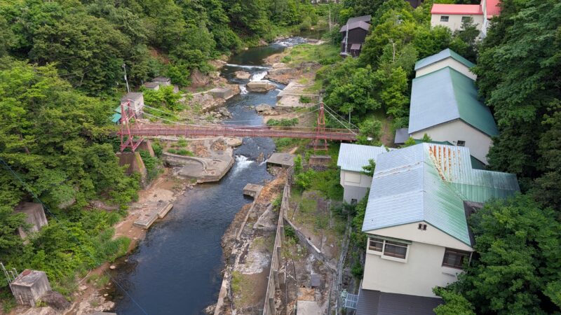 定山渓・景色260623
豊平川